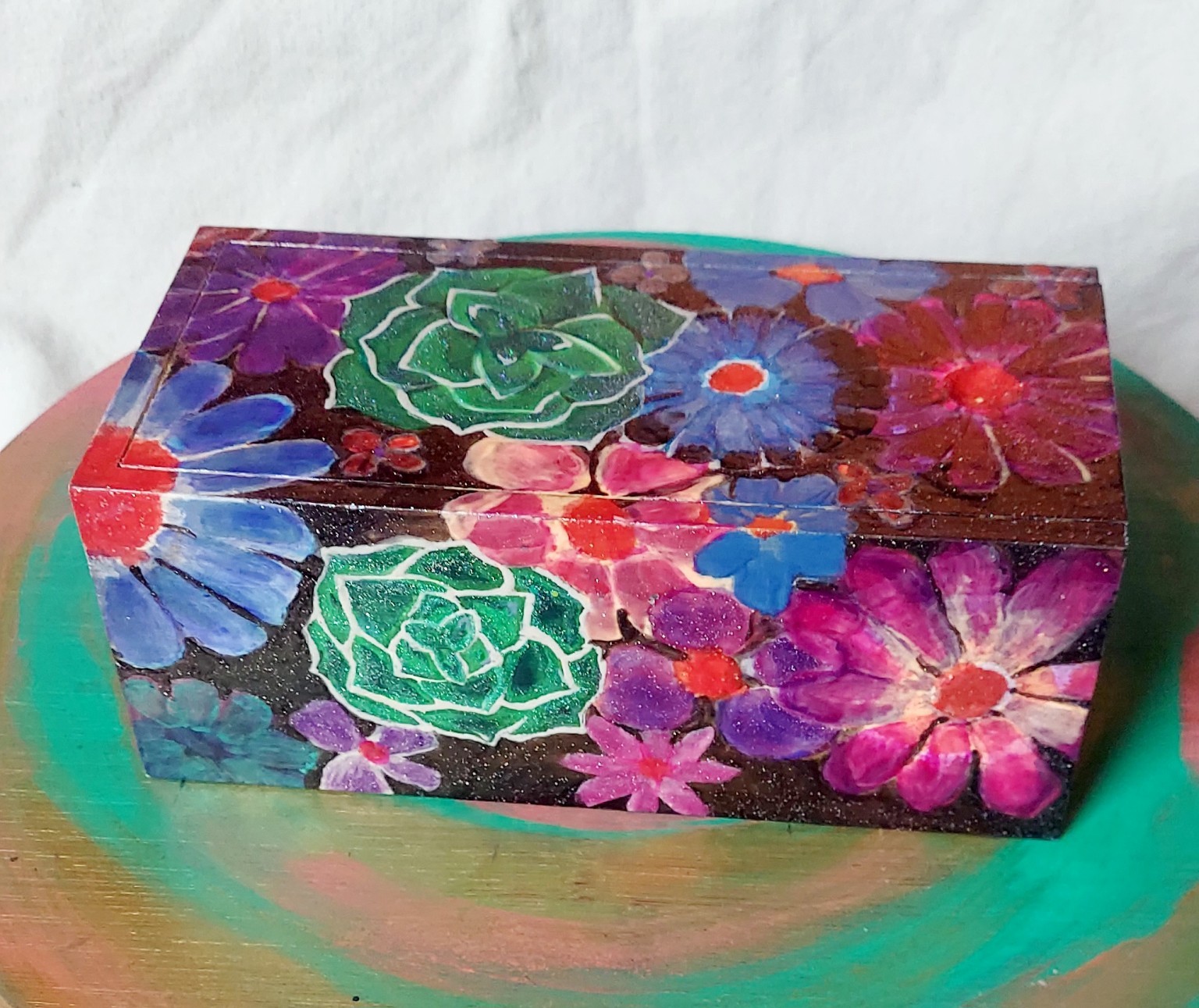 Bloom from the Briar floral keepsake box