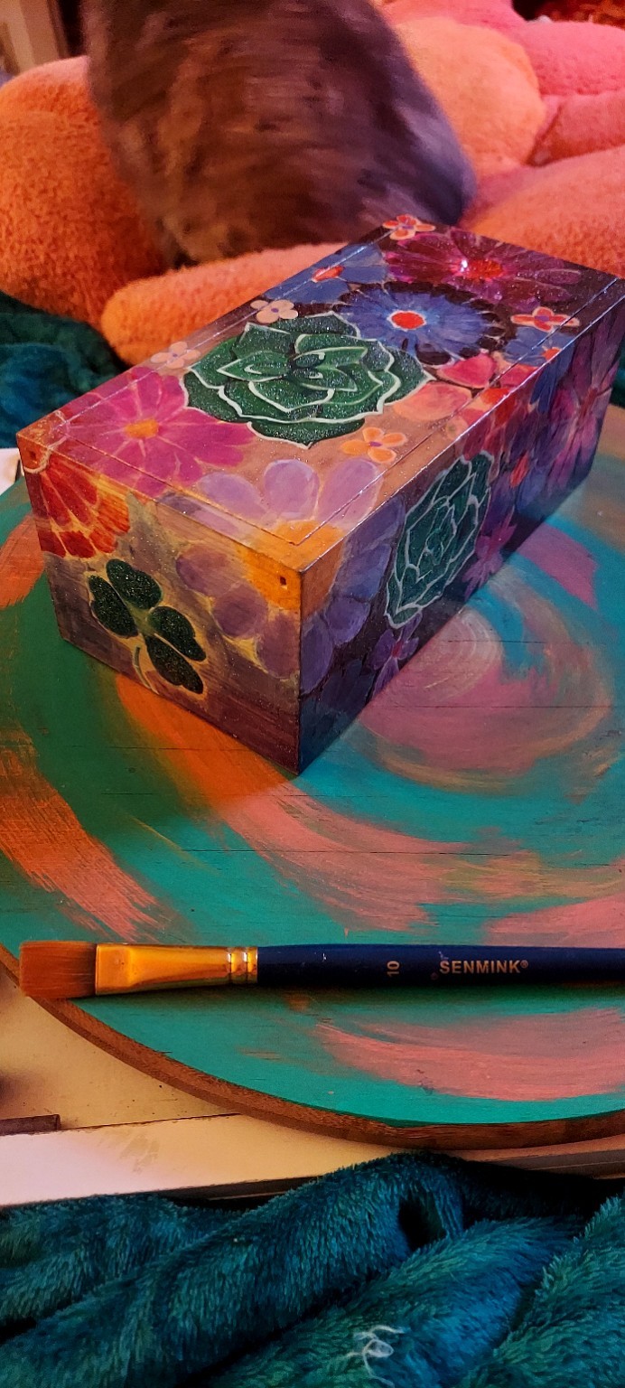 Bloom from the Briar in the artist's studio